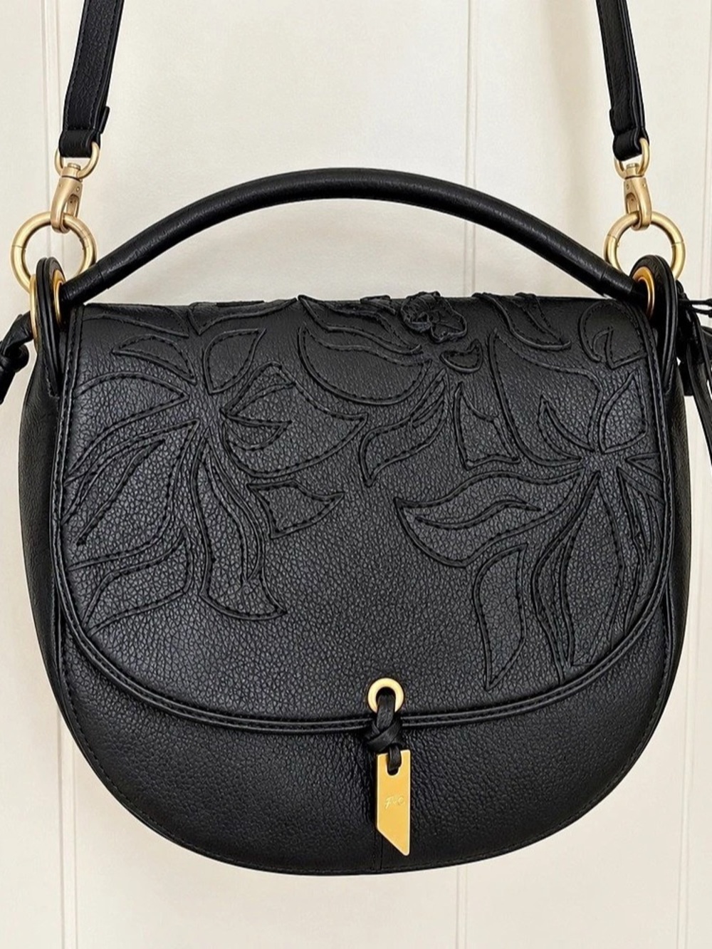 Foley + Corinna Lilli Satchel Black Crossbody NWT